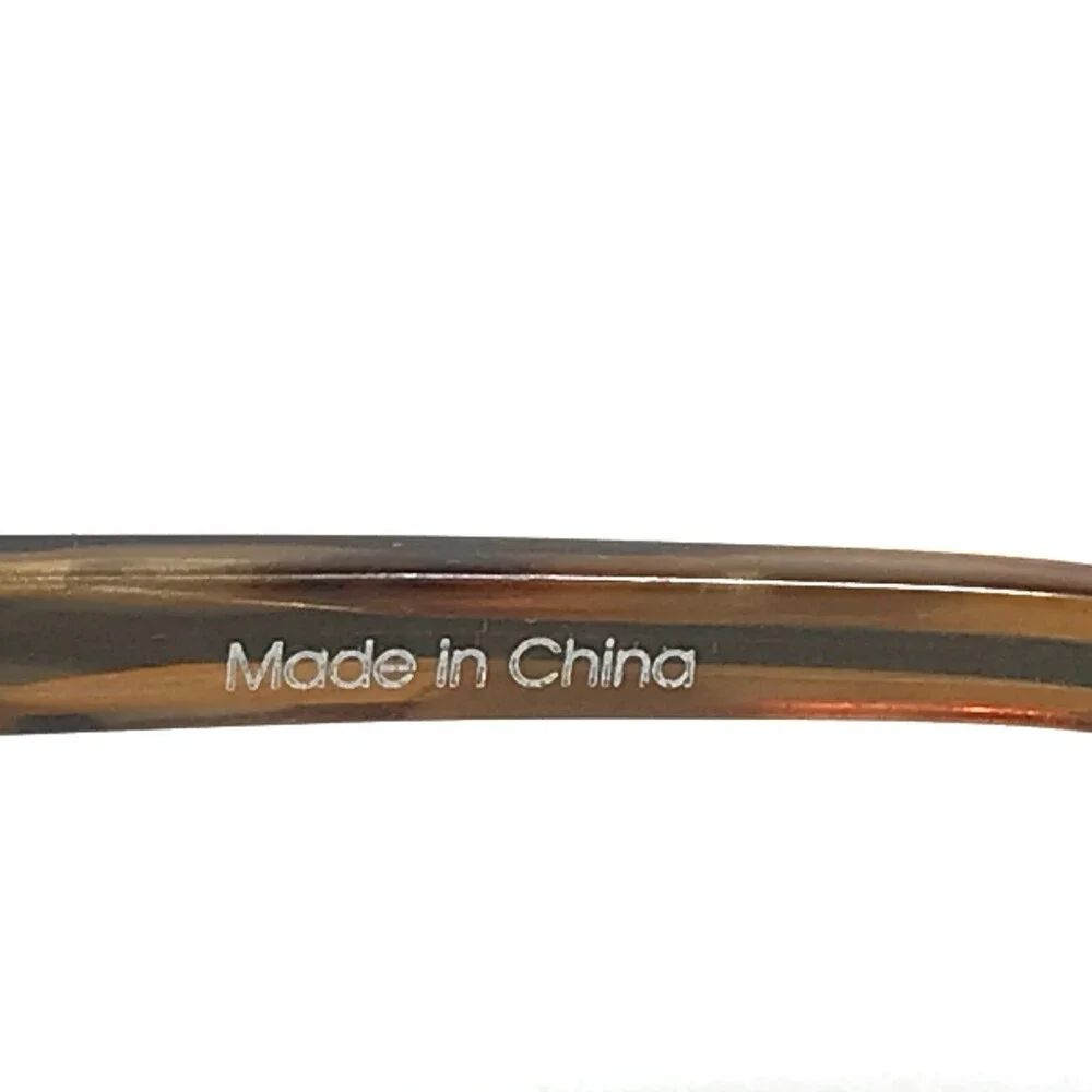 Alfred Sung Eyeglasses Frames AS4957 AMB CEN Brown Tortoise Gray Stripe 53-18-14